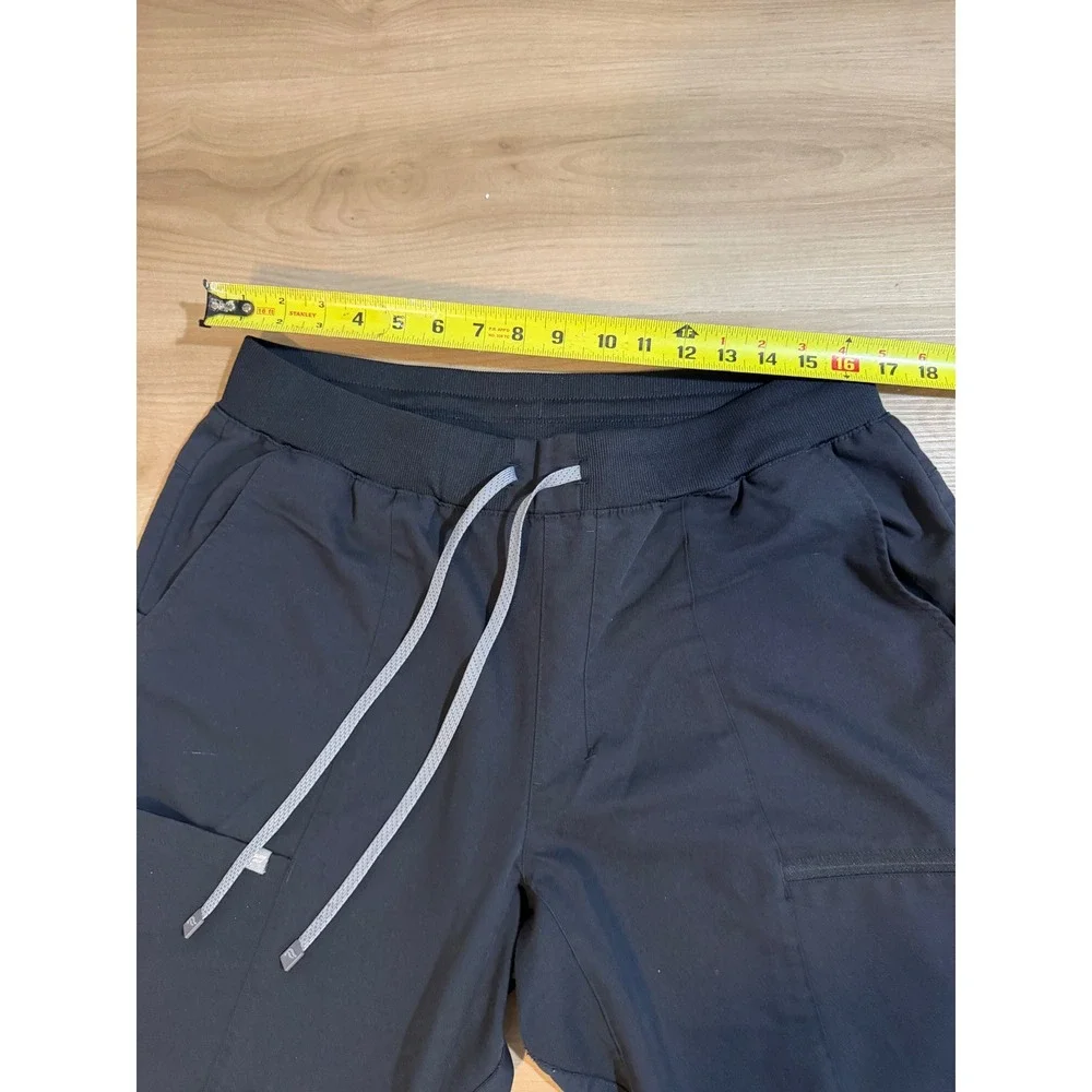 Fabletics Jogger Pants Black XL Mens Activewear Cargo Pockets Drawstring